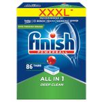Tablete Finish All in One pentru masina de spalat vase 86 tablete