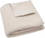 Lenjerie de pat pentru copii Jollein 517-511-68120 Paturica Basic Knit Oatmeal/Velvet, 75x100cm