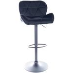 Scaun de bar Signal C122 Velvet Black