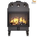 Каминная топка SAVEN Energy 70x50 Black (15,1 кВт) ECO - с прямым стеклом