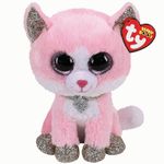 Мягкая игрушка TY TY36366 FIONA pink cat 15 cm
