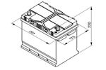 Bosch S4 12V 70Ah 630EN 260x173x225 -/+