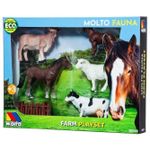 Jucărie Molto 23252 Фигурки набор FAUNA FARM ANIMALS