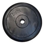 Гантель misc 4177 Disc metal cauciuc d=30 mm 10 kg 15891 Ruberton