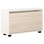 Raft pentru încălțăminte Mobildor-Lux Leo 100x27x47H cm White/Sonoma