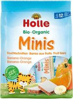 Mini-batonase Holle Bio banane-portocale (12+ luni) 8х12.5 g