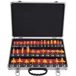 Набор головок, бит, насадок Hoteche 610113 35 фрез по дереву Ø6мм