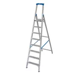 Scară Bau Welt Pliabilă Slim din aluminiu cu 1 secţiune 8 tr.