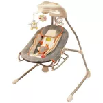 Детское кресло-качалка Baby Mix UR-BY028 Качели 2 в 1 серые