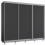 Dulap Mobildor-Lux Aron uși glisante din PAL (240x60x200H cm) Anthracite