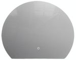 Зеркало для ванной Uniplast K532-8070 Oglinda pentru baie LED (semirotunda) 70x80cm IP44