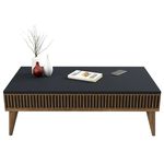 Măsuţă cafea Trendy Milano, Nuc, Antracit