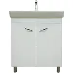 Шкаф под умывальник Bayro Dalas под умыв. Neon 600 белый мат