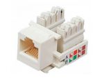 Keystone Jack RJ-45 shielded cat.6, LY-KJ6-01, Dual IDC Type