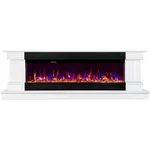 Șemineu electric ArtFlame Arizona & Dalas Maxi, 603x1810x430 mm, Alb