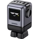 Зарядное устройство сетевое Ugreen 45515B Nexode Robot GaN Charger USB-A+2*USB-C 100W, Black