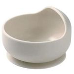 Seturi pentru hrănire bebelușilor BabyOno 1481/04 Vas din silicon cu ventuza (bej)