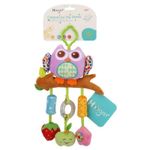 Игрушка-подвеска Hoogar HG01040026 Campanula, Owl Pink