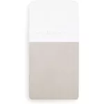 Lenjerie de pat pentru copii Jollein 008-524-65359 Cearsaf pentru patut Love you Nougat, 120x150 cm