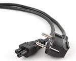 Power Cord PC-220V  1.8m Euro Plug   VDE-approved molded power cord, Cablexpert, PC-186-ML12