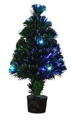 Brad artificial Promstore 56428 Brad cu varfuri luminoase, 22x45cm, multicolor