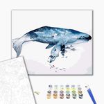 Картина по номерам BrushMe GX9950 Balenă albastră
