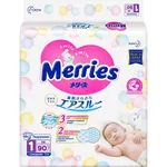 Подгузники Merries Newborn (3-5 kg) 90 шт