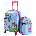 Rucsac pentru copii Costway BG51215 (Blue/Pink)