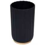 Pahar pentru periuțe de dinți Bisk 08295 PRETO