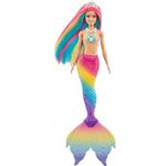 Păpușă Barbie GTF89 Sirenă Joc de culori