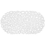 Covoraș de baie Bisk 08464 antiderapant GRAVA ECO 68/36 alb