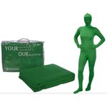 Accesoriu foto și video Bresser Y-9 Fundal Textil 6x6m chromakey green + Full Body Suit XL