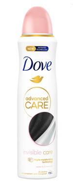 Спрей-антиперспирант Dove Deo Advanced Care Invisible Care, 150 мл