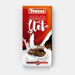 Шоколад молочный без глютена Torras 80г