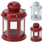 Новогодний декор Promstore 52530 Sfeșnic metalic Felinar, 13x11cm