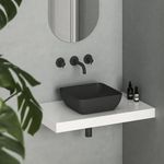 Раковина Ravak UNI 380 S Slim 380x380x125mm Black matt XJX0D138000