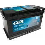 Автомобильный аккумулятор Exide EL800 EFB