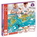 Puzzle Hape E1626 Puzzle și Joc - Turul Lumii (2 in 1)