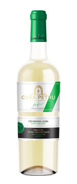 Вино Casa Petru Private Wine Collection Фрумоаса Алба, белое сухое, 0.75Л