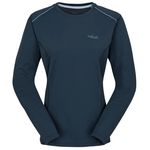 Одежда для спорта Rab Tricou dame Force LS Tee Tempest Blue 12 (QBL-08-TMB-12)