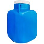 Бидон Uniplast Bidon plastic patrat cu capac 55 L (albastru) H=0.55 m/W=0.32 m