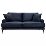 Диван Trendy Papira Bleumarin, 90x88x175cm (2 locuri)