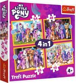 Puzzle Trefl R25E /25 (34624) 4  în 1 My little pony