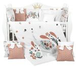 Lenjerie de pat pentru copii PernaMea Set lenjerie 8 piese Premium Elefant (PM.105896/4)