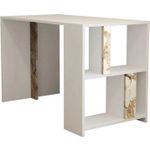Masă de birou Trendy Lima, Marmura Alba 120x75x60cm