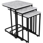 Măsuţă cafea Trendy Ce Metal Zigon, 9404, masa de cuibarit (3 bucati)