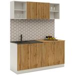 Мебель для кухни Haaus Sena 1.6m (White/Wotan Oak)