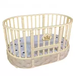 Pătuţ Oliver Gabriella Elegance 6 în 1 (Ivory)