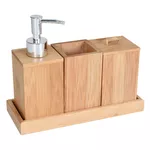 Set pentru baie Bisk 08279 din bambus LAOS
