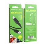 Кабель Borofone BX42 Silicone Lightning (1м) [Black]